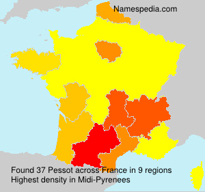 Surname Pessot in France Surname Pessot in France