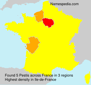 Surname Pestis in France Surname Pestis in France