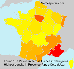 Surname Petersen in France Surname Petersen in France