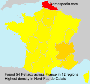 Surname Petiaux in France Surname Petiaux in France