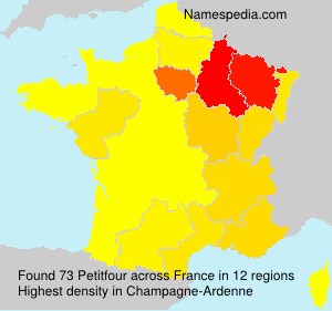 Surname Petitfour in France Surname Petitfour in France
