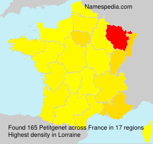 Surname Petitgenet in France Surname Petitgenet in France
