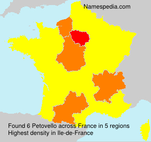 Surname Petovello in France Surname Petovello in France