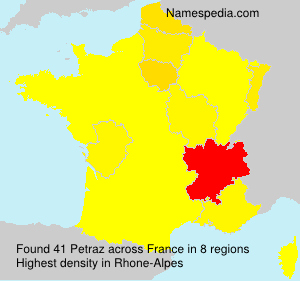 Surname Petraz in France Surname Petraz in France