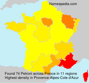 Surname Petroni in France Surname Petroni in France