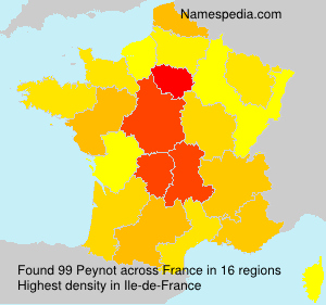 Surname Peynot in France Surname Peynot in France