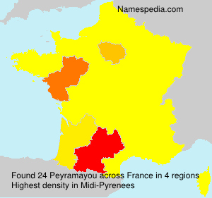 Surname Peyramayou in France Surname Peyramayou in France
