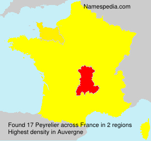 Surname Peyrelier in France Surname Peyrelier in France