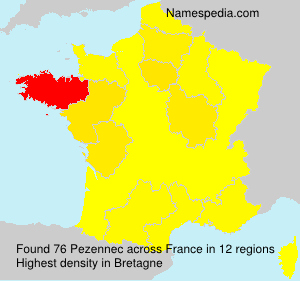 Surname Pezennec in France