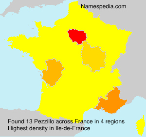 Surname Pezzillo in France Surname Pezzillo in France