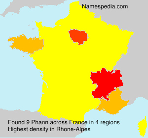 Surname Phann in France Surname Phann in France