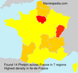 Surname Phelpin in France Surname Phelpin in France
