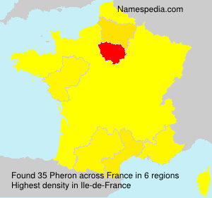 Surname Pheron in France Surname Pheron in France