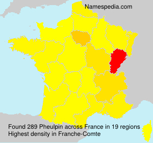 Surname Pheulpin in France Surname Pheulpin in France