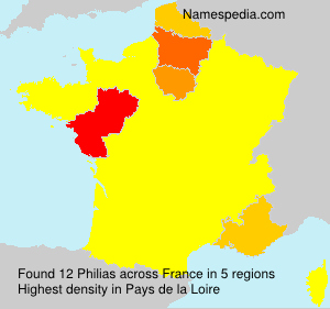 Surname Philias in France