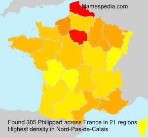 Surname Philippart in France Surname Philippart in France
