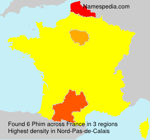 Surname Phim in France Surname Phim in France