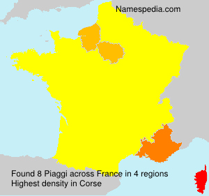 Surname Piaggi in France Surname Piaggi in France