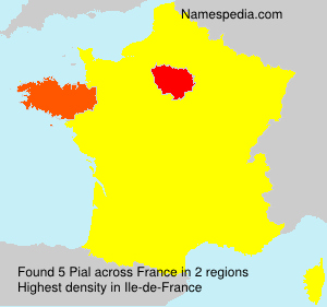 Surname Pial in France Surname Pial in France