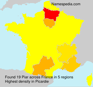 Surname Piar in France