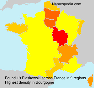 Surname Piaskowski in France Surname Piaskowski in France