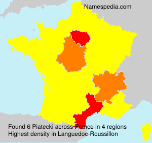 Surname Piatecki in France Surname Piatecki in France