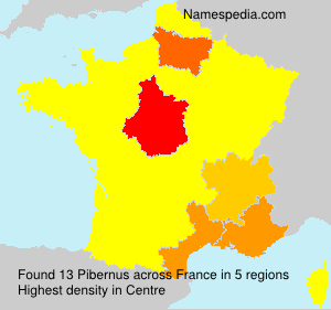 Surname Pibernus in France Surname Pibernus in France