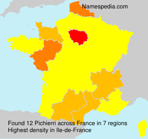 Surname Pichierri in France Surname Pichierri in France