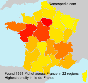 Surname Pichot in France Surname Pichot in France