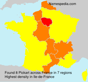 Surname Pickart in France Surname Pickart in France