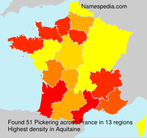 Surname Pickering in France Surname Pickering in France