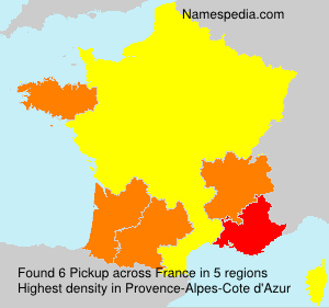 Surname Pickup in France Surname Pickup in France