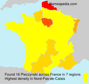 Surname Pieczynski in France Surname Pieczynski in France