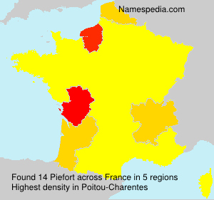 Surname Piefort in France Surname Piefort in France
