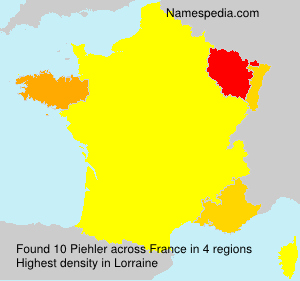 Surname Piehler in France Surname Piehler in France