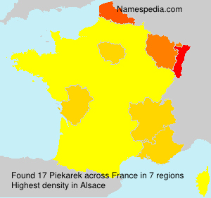 Surname Piekarek in France Surname Piekarek in France