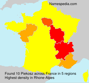 Surname Piekosz in France Surname Piekosz in France