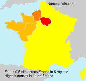 Surname Pielle in France Surname Pielle in France