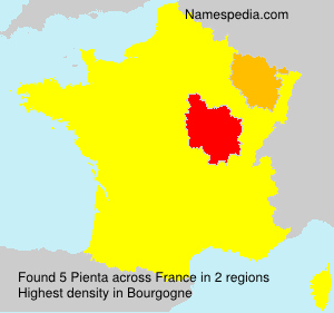 Surname Pienta in France Surname Pienta in France