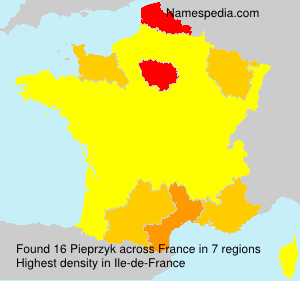 Surname Pieprzyk in France Surname Pieprzyk in France