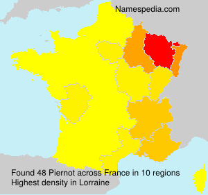 Surname Piernot in France Surname Piernot in France
