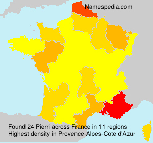 Surname Pierri in France Surname Pierri in France