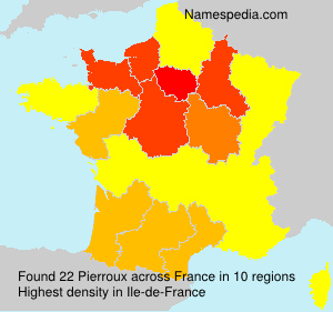 Surname Pierroux in France Surname Pierroux in France