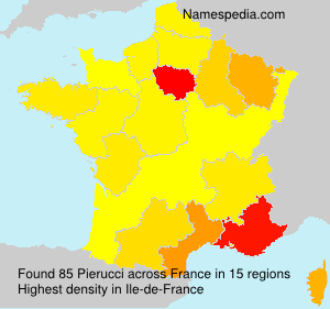 Surname Pierucci in France Surname Pierucci in France