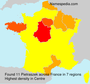 Surname Pietraszek in France Surname Pietraszek in France