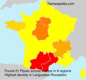 Surname Pijoan in France Surname Pijoan in France