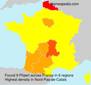 Surname Pilaert in France Surname Pilaert in France