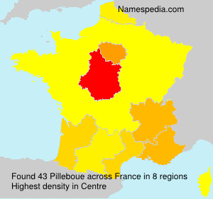 Surname Pilleboue in France Surname Pilleboue in France
