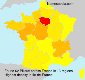 Surname Pilleux in France Surname Pilleux in France