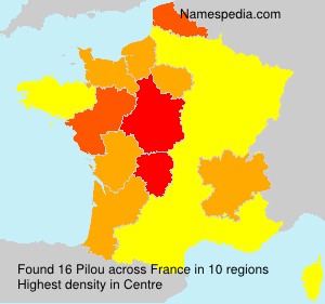 Surname Pilou in France Surname Pilou in France